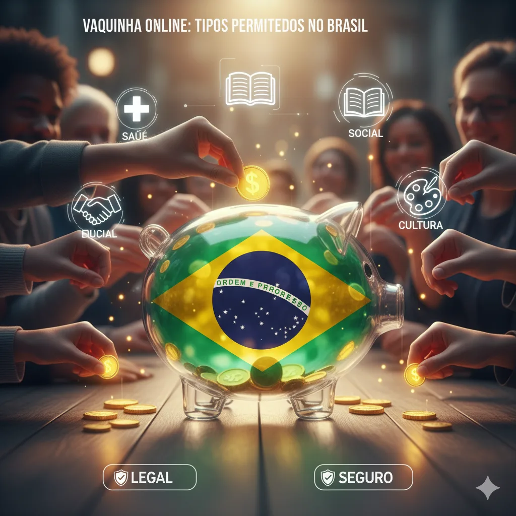 Quais tipos de vaquinha online permitidos no Brasil?